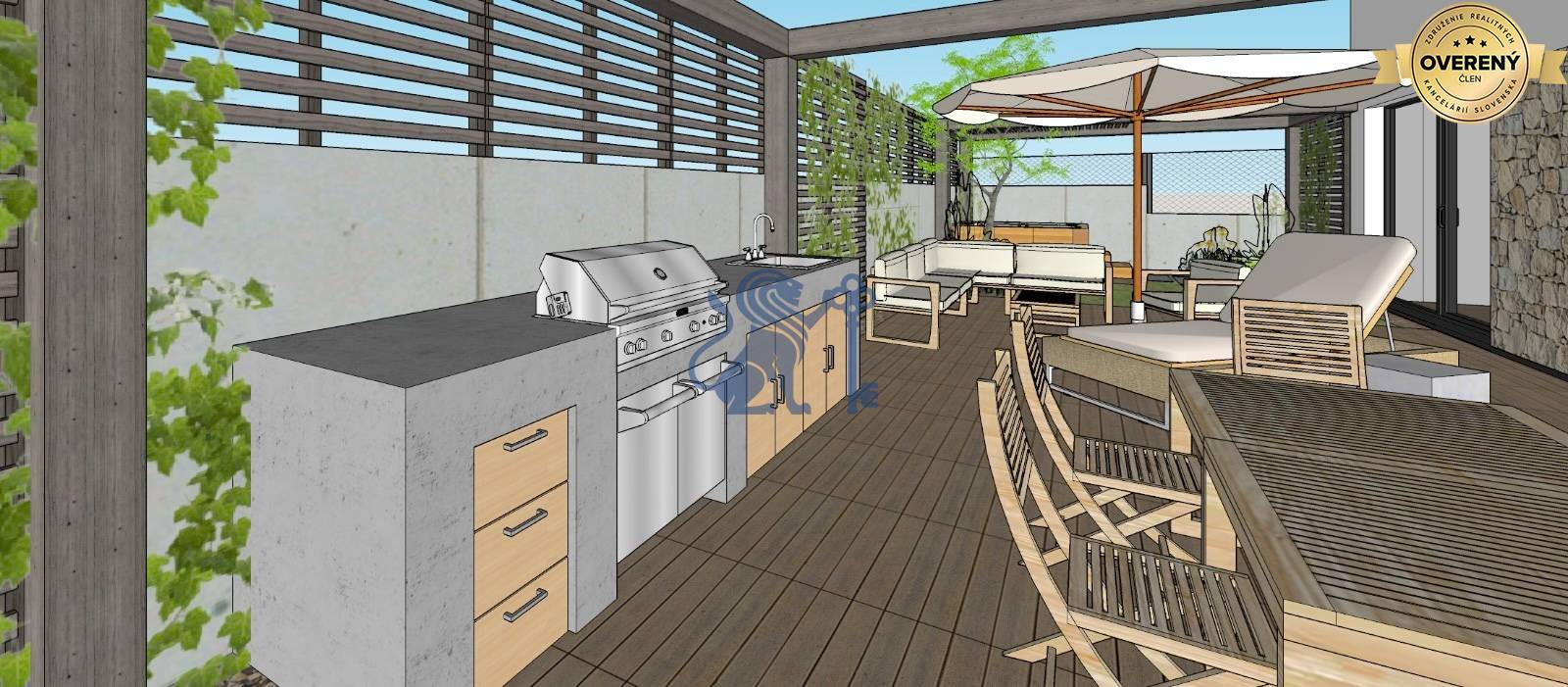 Vizualizácia | BBQ area