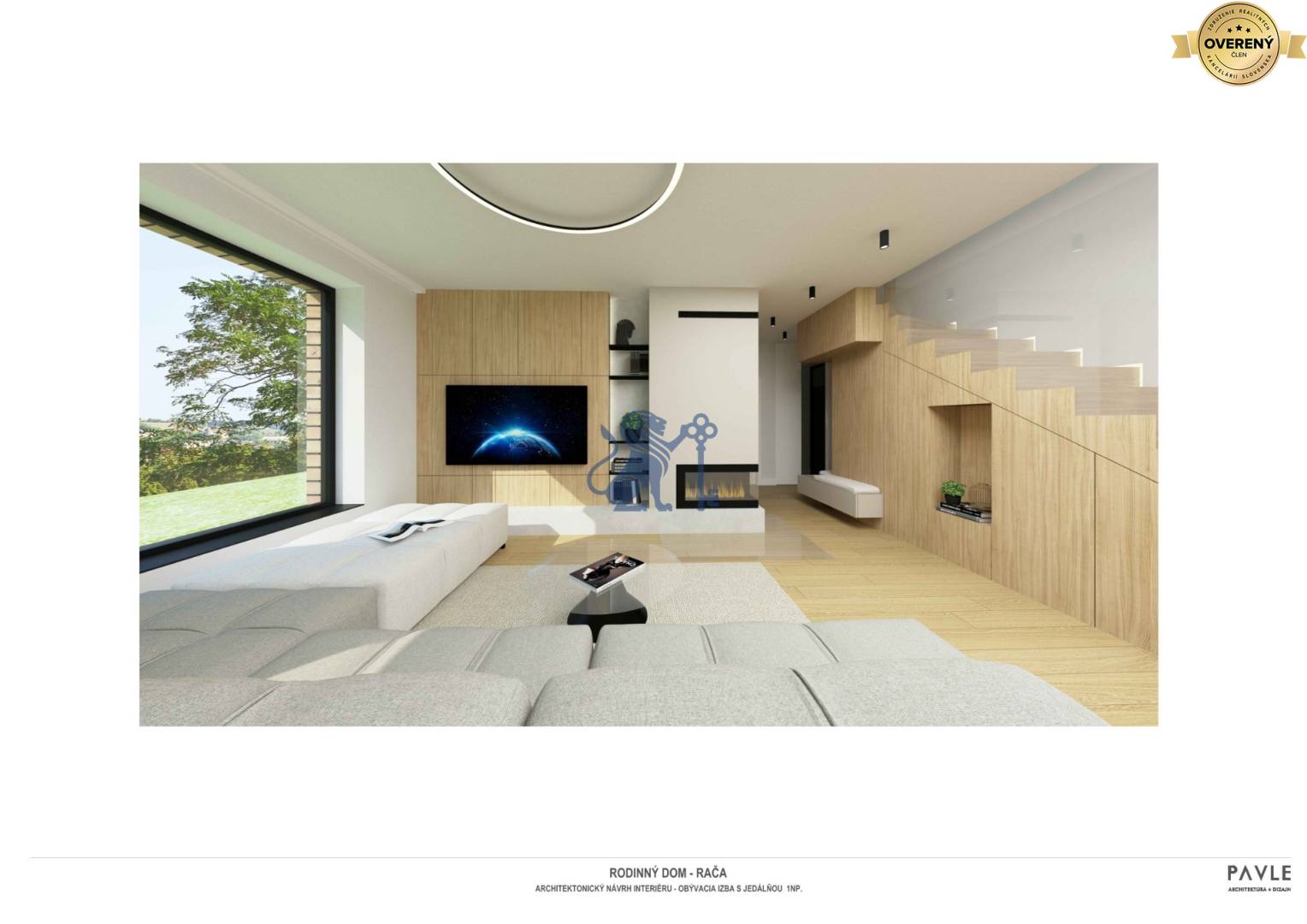 Vizualizácia | obývačka