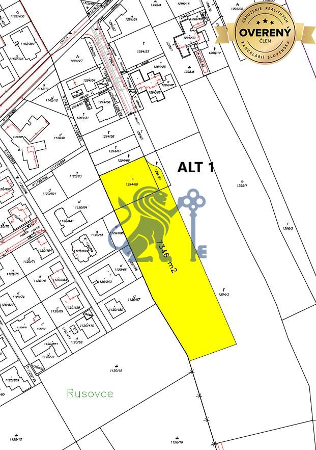 GRAVITAS | Pozemok Rusovce ALT 1