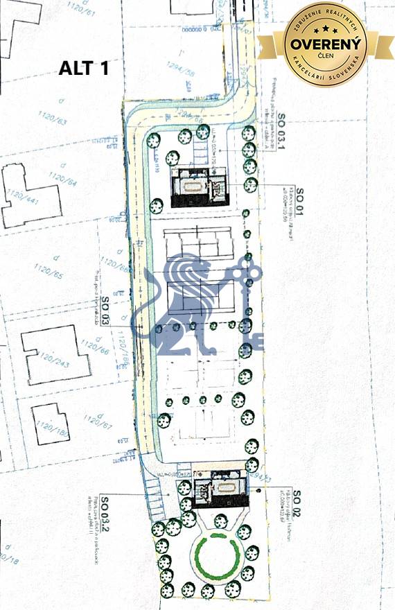 GRAVITAS | Pozemok Rusovce ALT 1 štúdia