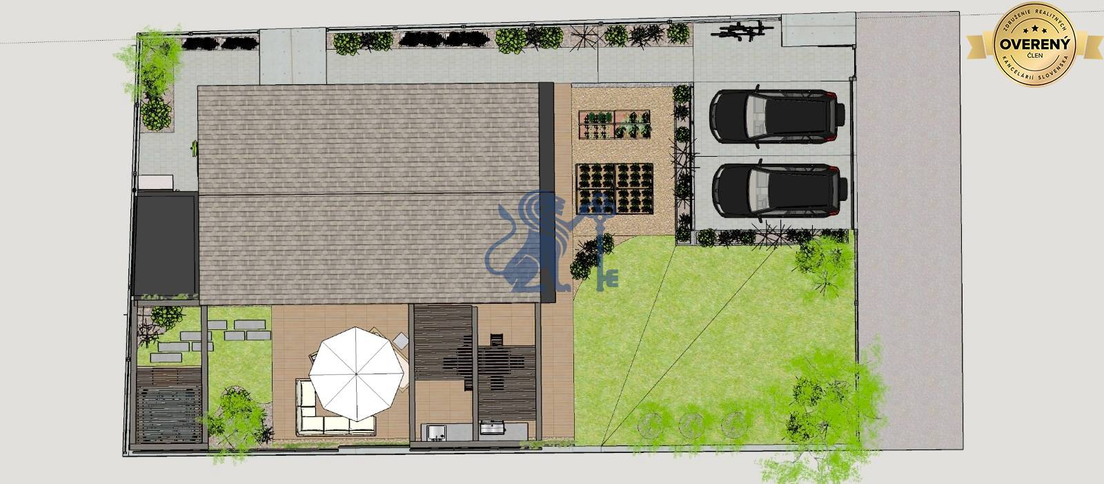 Vizualizácia | celkový horný pohľad