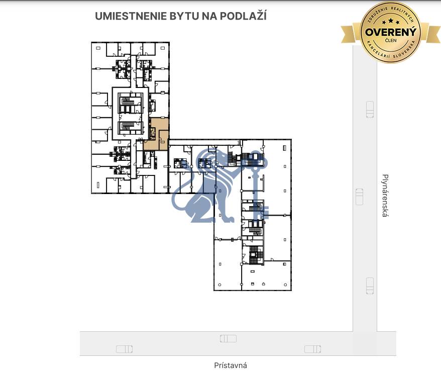 Umiestnie ateliéru v BD a na poschodí