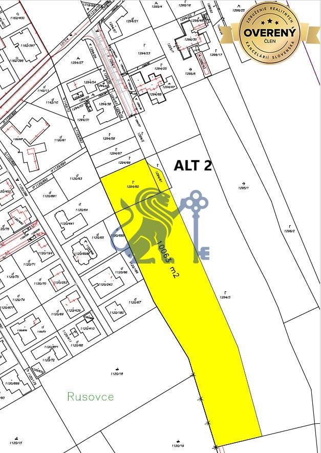 GRAVITAS | Pozemok Rusovce ALT 2