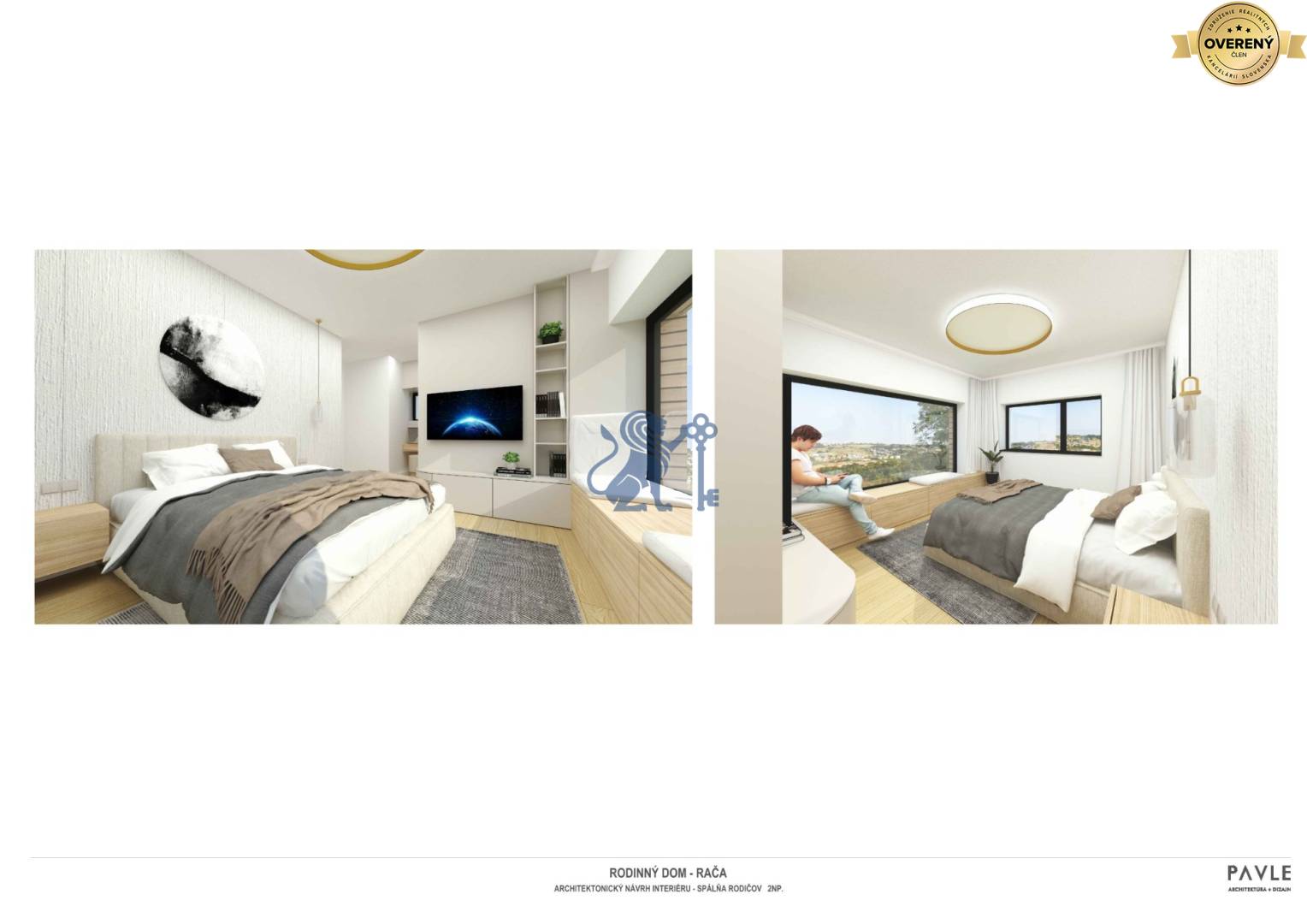 Vizualizácia | hlavná spálňa