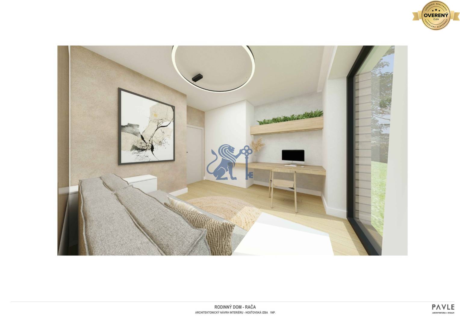 Vizualizácia | hosťovská izba