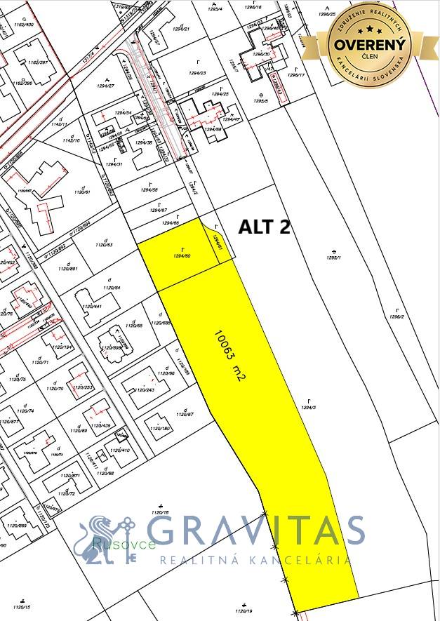 GRAVITAS | Pozemok Rusovce ALT 2