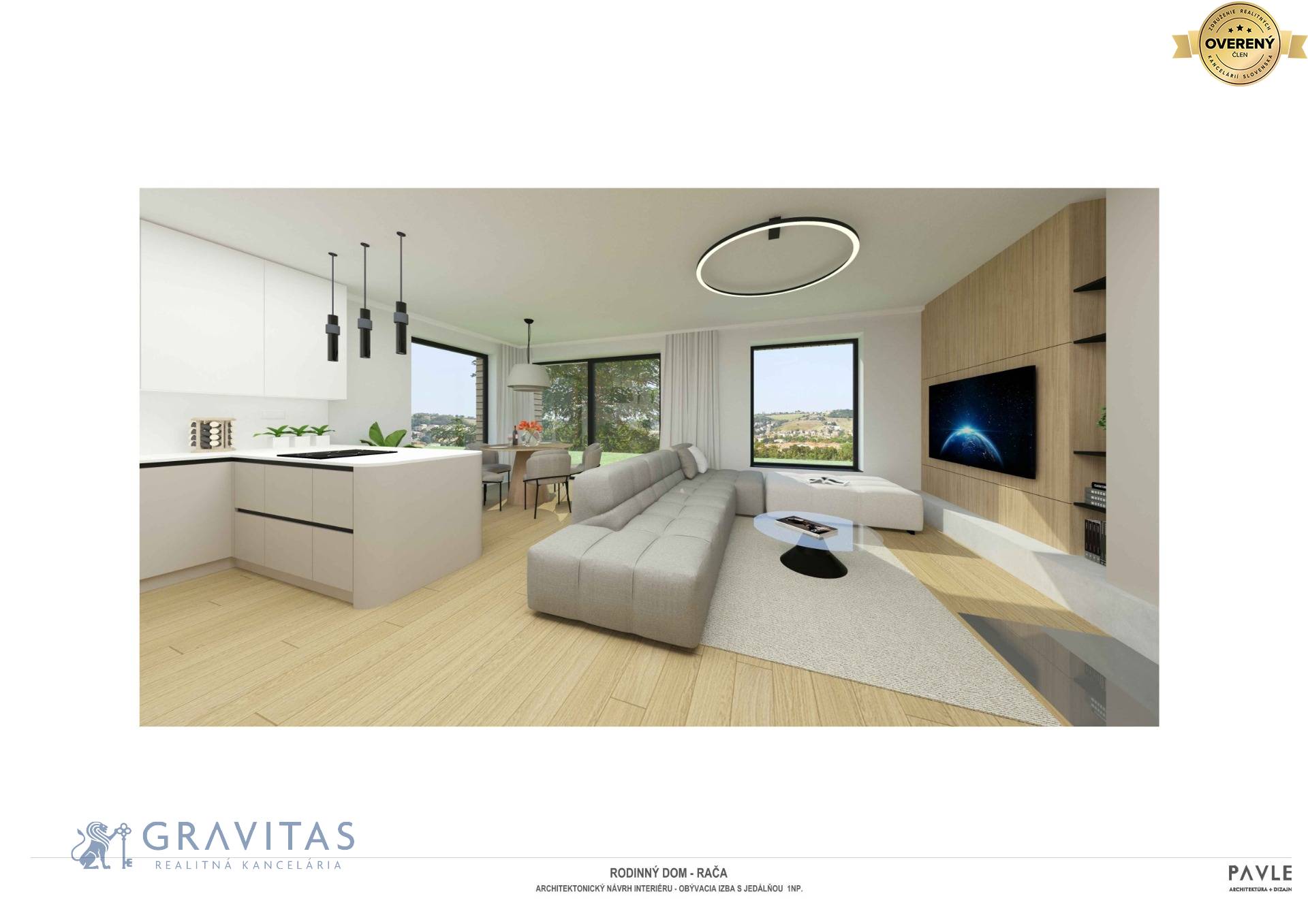 Vizualizácia | obývačka