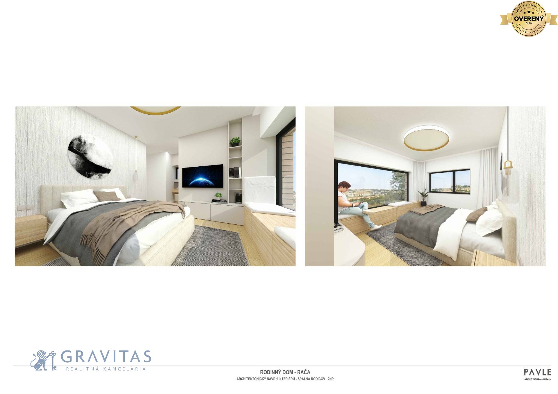 Vizualizácia | hlavná spálňa