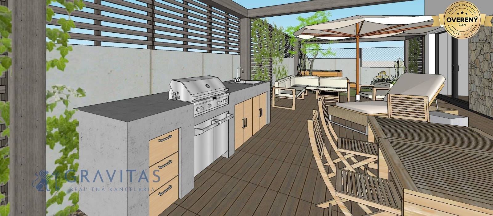 Vizualizácia | BBQ area