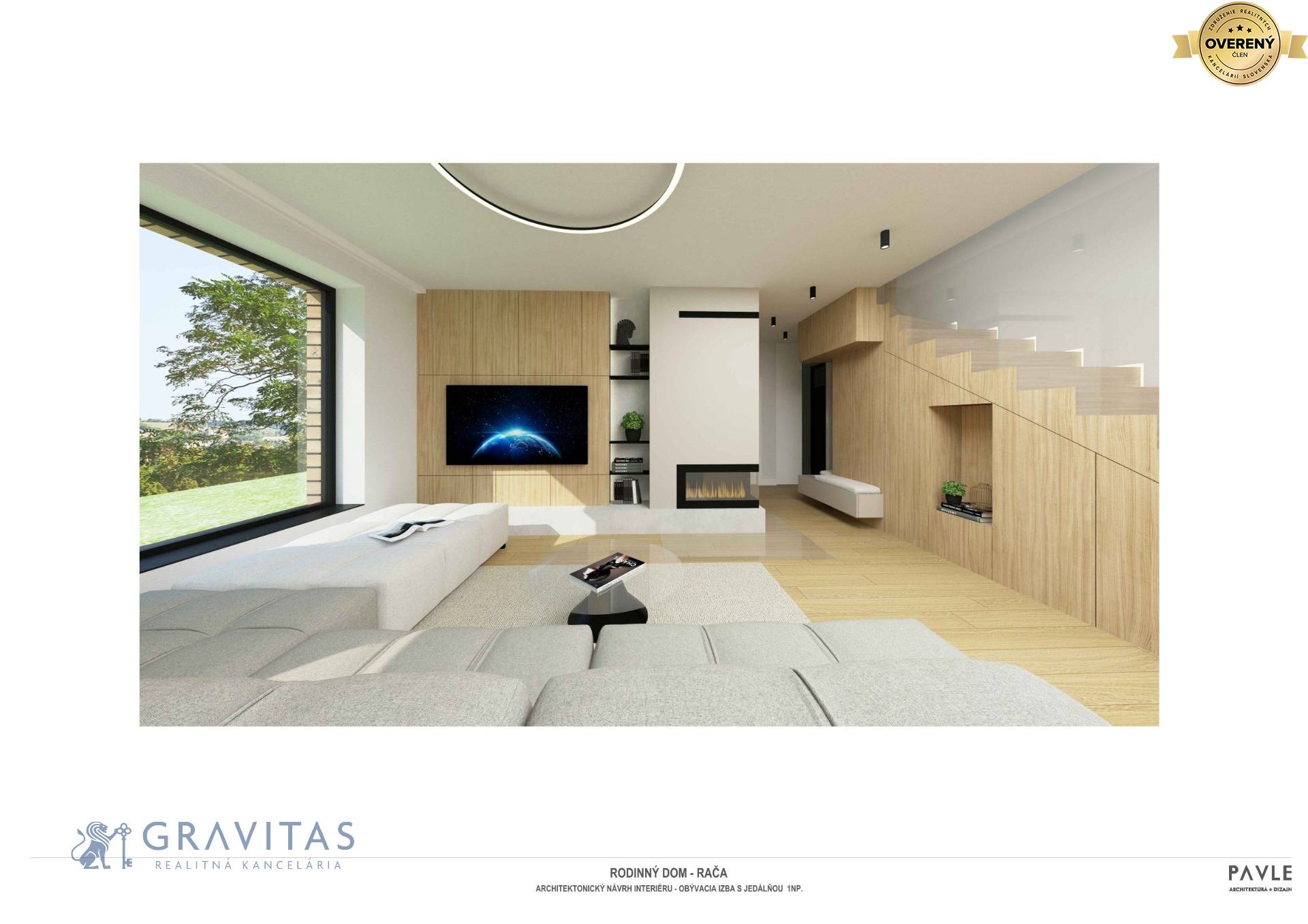 Vizualizácia | obývačka