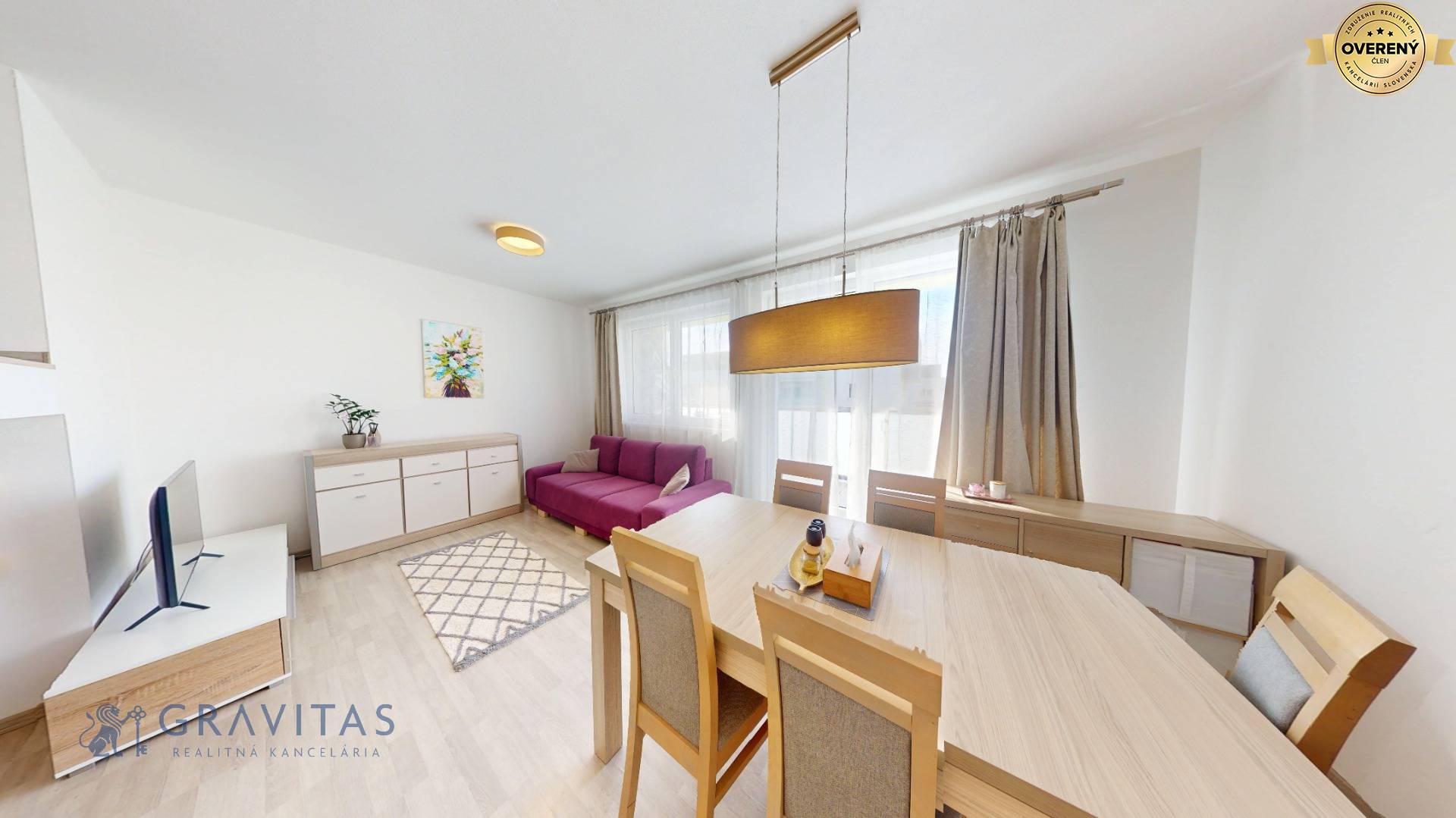 Predaj-4-izbovy-Byt-Stupava-mezonet-jedáleň-obývačka