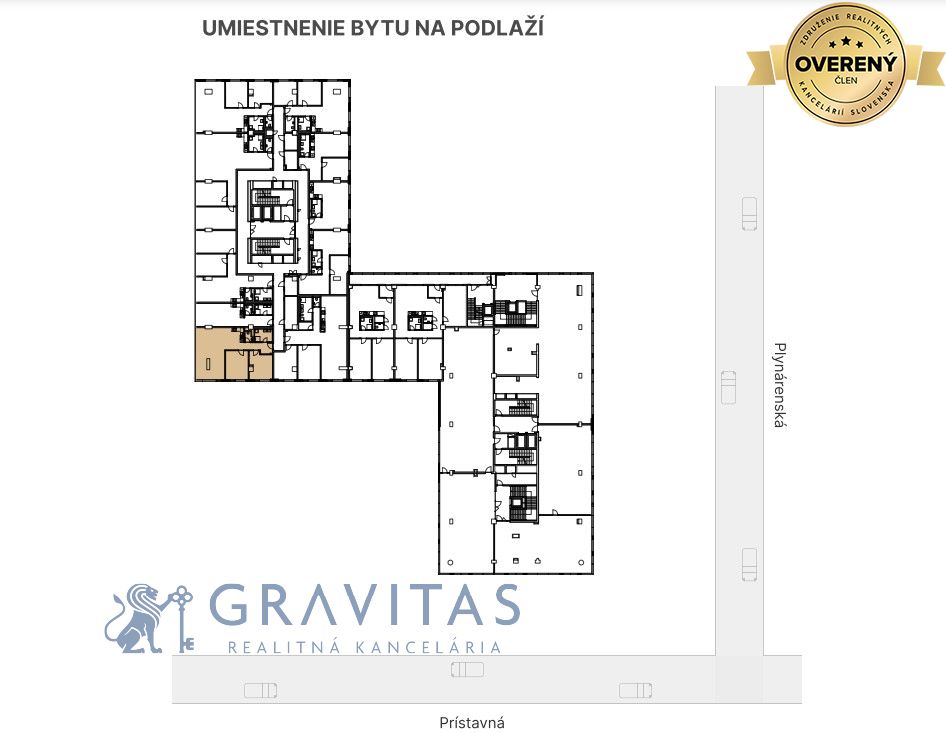 Umiestnenie ateliéru v BD a na poschodí