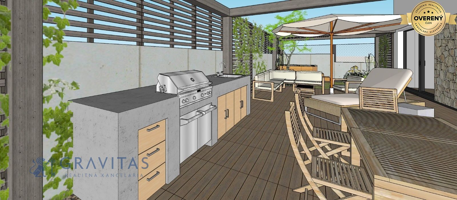 Vizualizácia | BBQ area